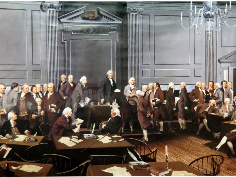 signing of the US constitution