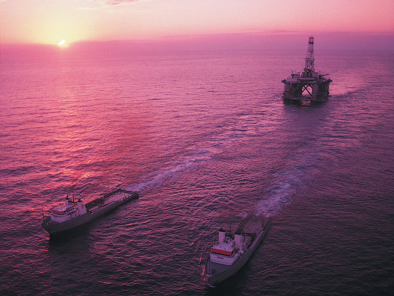 Louisiana off shore oil rig